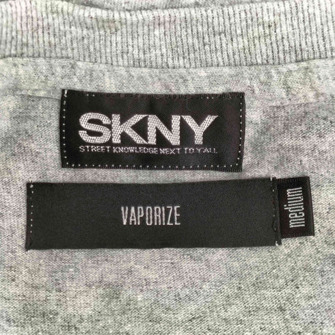 ヴェイパライズ VAPORIZE SKNY ベアグラフィックプリント クルーネック Tシャツ メンズ M