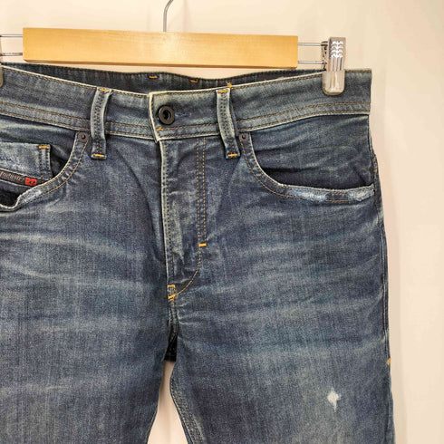 ディーゼル DIESEL THOMMER-T ウォッシュ ダメージ スキニー デニム パンツ メンズ W30