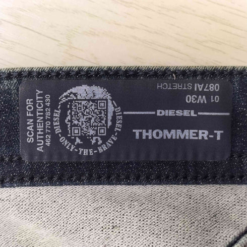 ディーゼル DIESEL THOMMER-T ウォッシュ ダメージ スキニー デニム パンツ メンズ W30