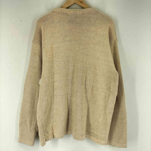 COUNTY SEAT リネン混 コットンニット メンズ import:XL