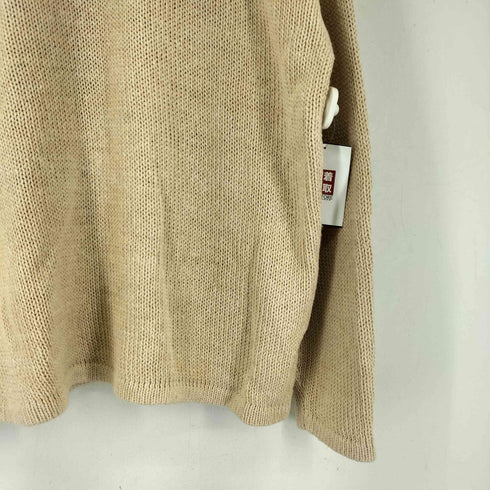 COUNTY SEAT リネン混 コットンニット メンズ import:XL