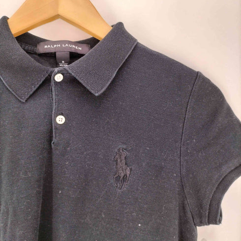 ラルフローレン RALPH LAUREN ミディポニー刺繍 S/S ポロシャツ ピチ Y2K レディース import:M
