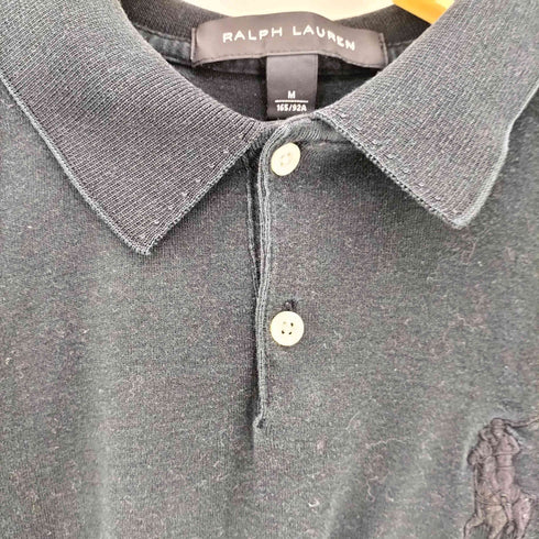 ラルフローレン RALPH LAUREN ミディポニー刺繍 S/S ポロシャツ ピチ Y2K レディース import:M