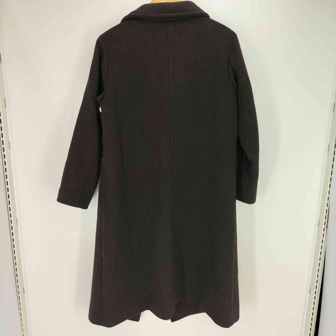 プラステ PLST ウールブレンドカルゼファネルネックコート レディース JPN:M