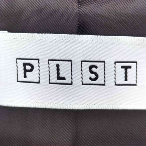 プラステ PLST ウールブレンドカルゼファネルネックコート レディース JPN:M