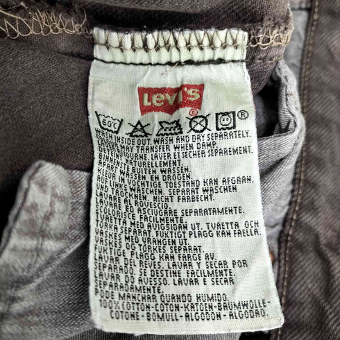 リーバイス Levis 後染め ボタン裏刻印275 501 ユーロリーバイス デニムパンツ メンズ 34X36