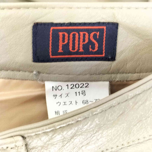 5P カウレザーパンツ レディース 11