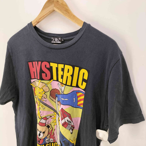 ヒステリックグラマー HYSTERIC GLAMOUR FRANK KOZIK コラボ PIZZA プリントプルオーバー メンズ FREE