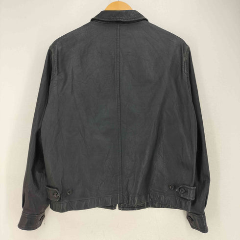 コムデギャルソンシャツ COMME des GARCONS SHIRT 14AW 別注 マーベルヒーロー柄ライニング カウハイドレザー シングルライダースジャケット メンズ