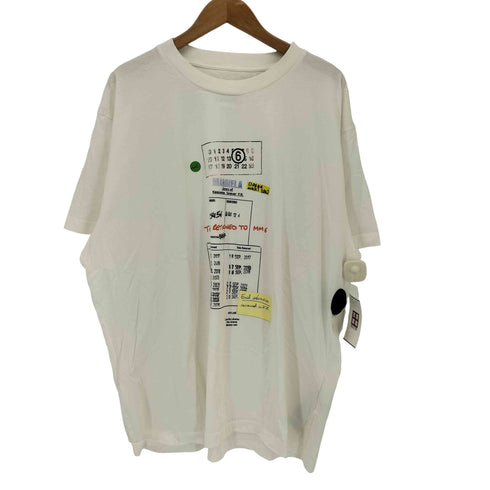 エムエムシックスメゾンマルジェラ MM6 Maison Margiela Library Stamp Tシャツ ライブラリースタンプTシャツ メンズ import:L