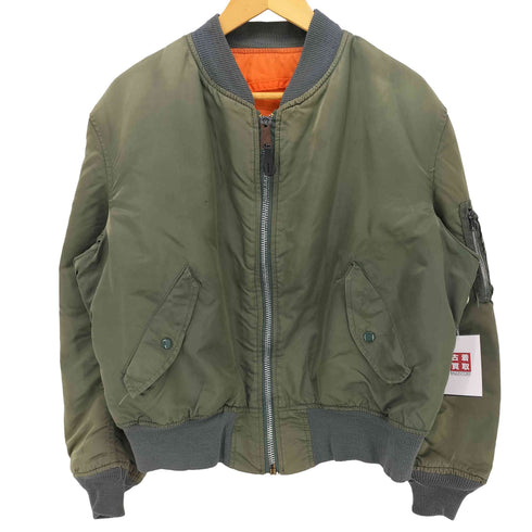 アルファインダストリーズ ALPHA INDUSTRIES 80-90s USA製 リバーシブル MA-1 フライトジャケット メンズ import:L