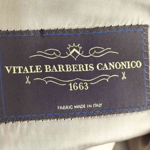 GINZA GLOBAL STYLE VITALE BARBERIS CANONICO 2B テーラードジャケット メンズ