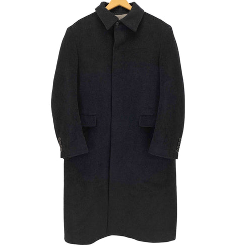 TAYLOR&LITTLEWOOD pure angola アンゴラ100% 比翼ステンカラーコート メンズ LL