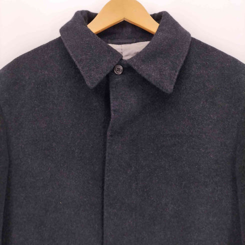 TAYLOR&LITTLEWOOD pure angola アンゴラ100% 比翼ステンカラーコート メンズ LL