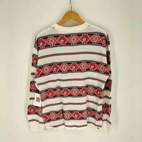 ヒステリックグラマー HYSTERIC GLAMOUR 19AW ガール ネイティブ 刺繍 L/S クルーネック Tシャツ メンズ JPN:M