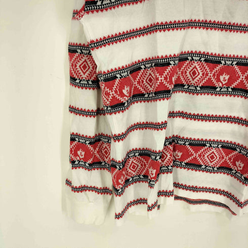 ヒステリックグラマー HYSTERIC GLAMOUR 19AW ガール ネイティブ 刺繍 L/S クルーネック Tシャツ メンズ JPN:M