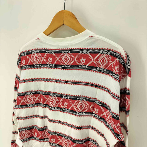 ヒステリックグラマー HYSTERIC GLAMOUR 19AW ガール ネイティブ 刺繍 L/S クルーネック Tシャツ メンズ JPN:M