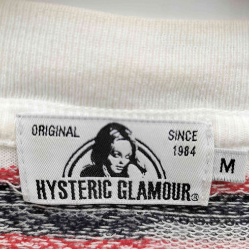 ヒステリックグラマー HYSTERIC GLAMOUR 19AW ガール ネイティブ 刺繍 L/S クルーネック Tシャツ メンズ JPN:M