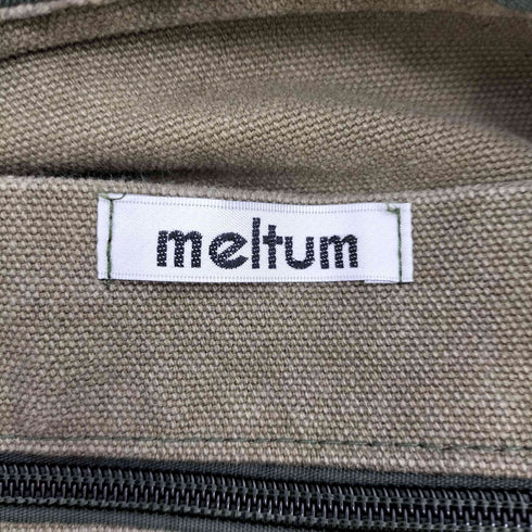 MELTUM キャンバスメッセンジャーバッグ メンズ