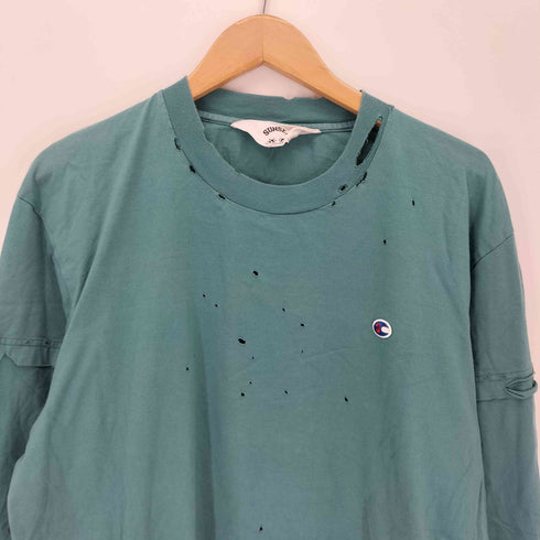 サンシー SUNSEA 22SS LAYERED DAMAGE LONG-T メンズ 2