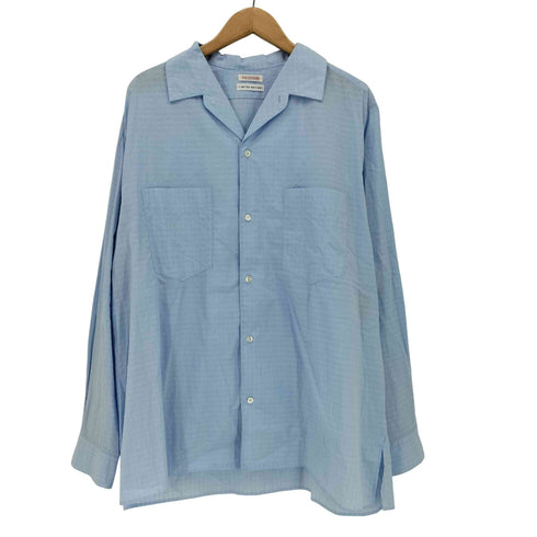 ナイスネス NICENESS ROMEO ロメオ デッドストック ライトブルーパターンドシャツ メンズ import:L