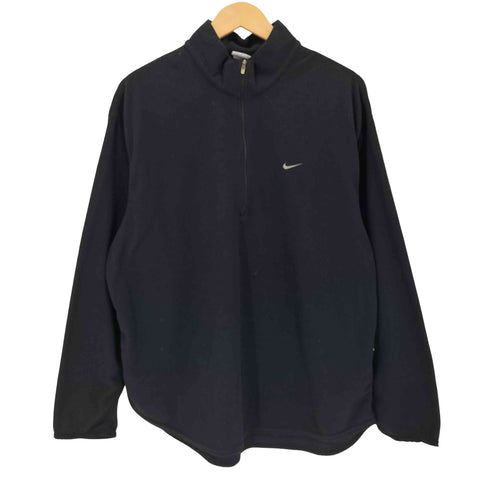 ナイキ NIKE 00s THERMA-FIT ハーフジップ フリース スウェット メンズ import:L