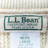 エルエルビーン L.L.Bean 80s USA製 ヘンリーネック コットン長袖ニットセーター メンズ import:L