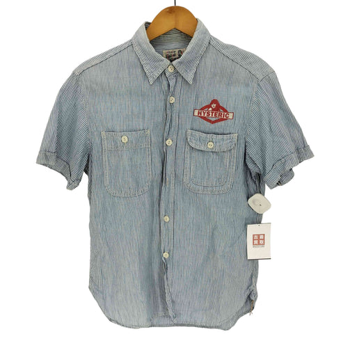 ヒステリックグラマー HYSTERIC GLAMOUR 16SS HEAVY DUTY pt 半袖ワークシャツ メンズ JPN:M
