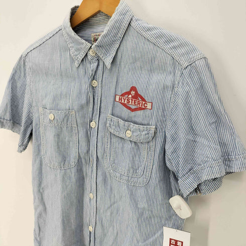 ヒステリックグラマー HYSTERIC GLAMOUR 16SS HEAVY DUTY pt 半袖ワークシャツ メンズ JPN:M