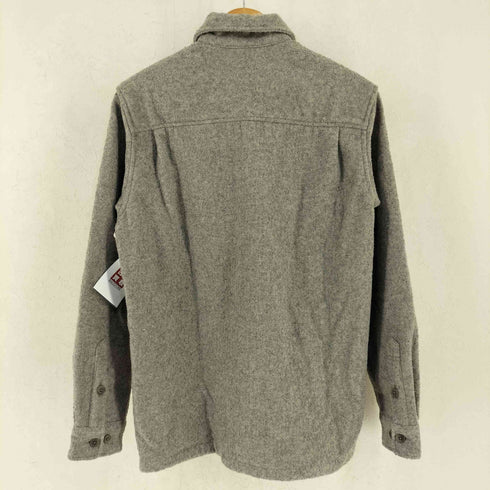 Samsøe Samsøe サムソーサムソー Sadamon JJ overshirt ウール シャツ ジャケット レディース M
