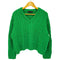ザラ ZARA Vネック ケーブル ニット セーター レディース import:S