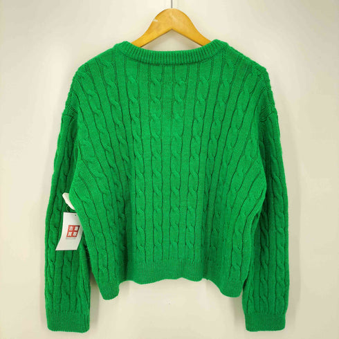 ザラ ZARA Vネック ケーブル ニット セーター レディース import:S
