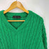 ザラ ZARA Vネック ケーブル ニット セーター レディース import:S
