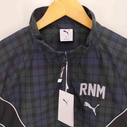 プーマ PUMA ×renoma golf RXP セットアップ ブラックウォッチ ジャケット パンツ メンズ 上下M