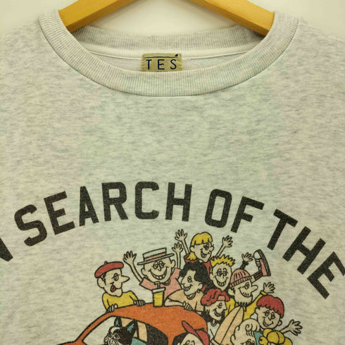 エンドレスサマー The Endless Summer 裏起毛 プリント クルーネックスウェット メンズ import:L