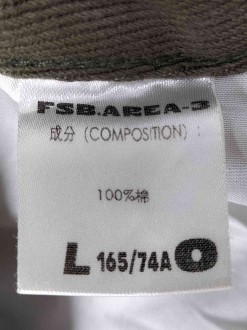 FSB.AREA-3 立体裁断 ワイド カーブ バギー デニム パンツ レディース