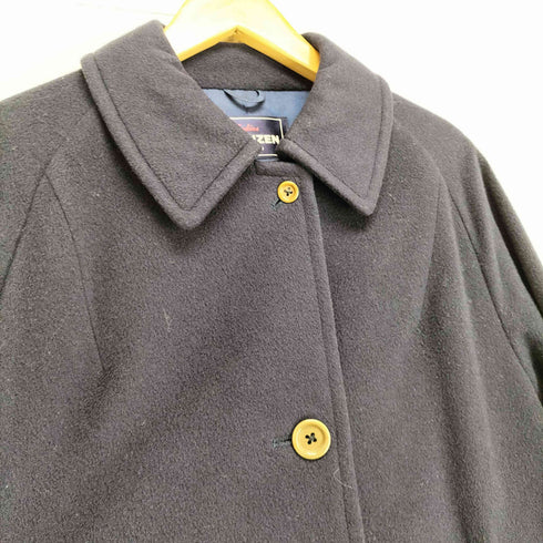 Maruzen WOOL&CASHMERE カシミヤ混ステンカラーコート CROMBIE社 レディース