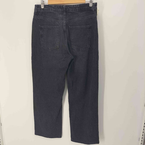 ザラ ZARA ラインストーン ブラック デニム パンツ Y2K レディース 38