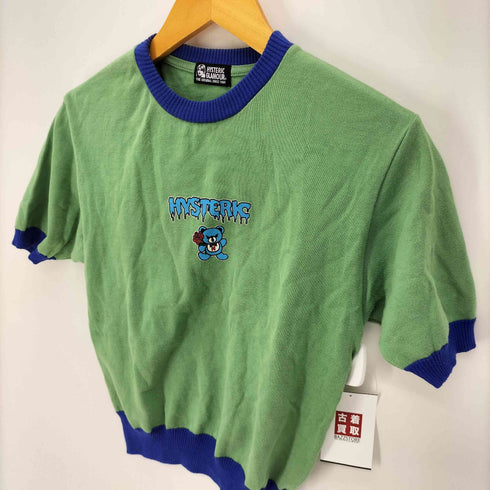 ヒステリックグラマー HYSTERIC GLAMOUR BEAR ROSE ショートスウェット メンズ FREE
