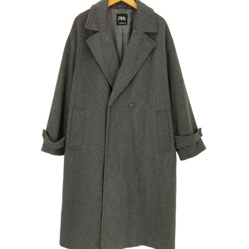 ザラ ZARA SOFT OVERSIZED COAT チェスターコート レディース import:XL