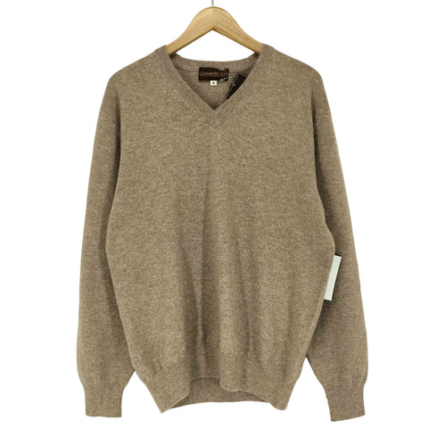 CASHMERE LIFE カシミヤ100% Vネックセーター メンズ JPN:M