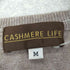 CASHMERE LIFE カシミヤ100% Vネックセーター メンズ JPN:M