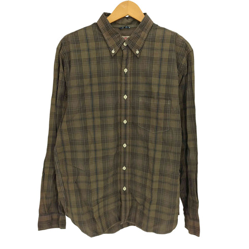 ブルックスブラザーズ BROOKS BROTHERS チェック ボタンダウンシャツ メンズ import:L