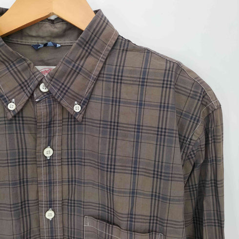 ブルックスブラザーズ BROOKS BROTHERS チェック ボタンダウンシャツ メンズ import:L