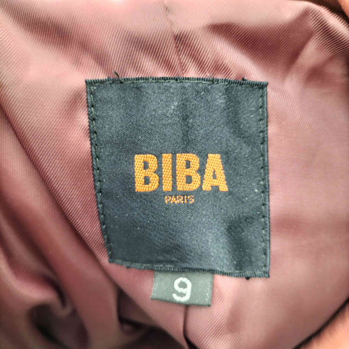 biba レザー トレンチコート レディース JPN:9号