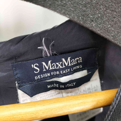 エスマックスマーラ S Max Mara ウールナイロン ノースリーブワンピース レディース JPN:42