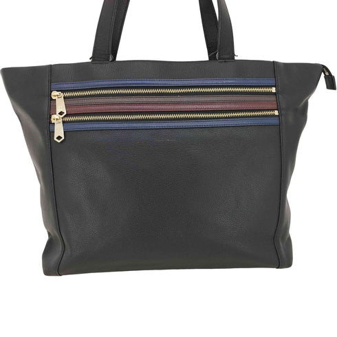 ポールスミス Paul Smith シグネチャージップストライプ レザートートバッグ メンズ