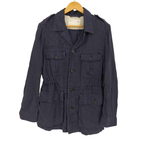 ネストローブコンフェクト nest Robe CONFECT リネン100 サファリジャケット メンズ 4