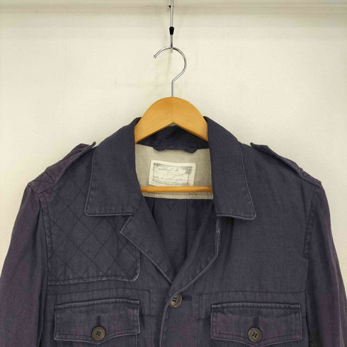 ネストローブコンフェクト nest Robe CONFECT リネン100 サファリジャケット メンズ 4