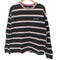 ハフ HUF CO STPIRE[ CREW マルチボーダー クルーネック L/S Tシャツ メンズ import:L